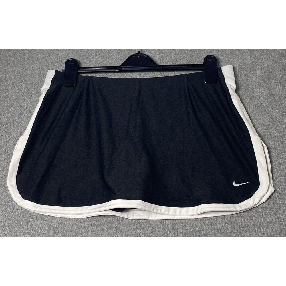 Nike Women's Skort Tennis Golf Black Skirt Size Large 34” Waist